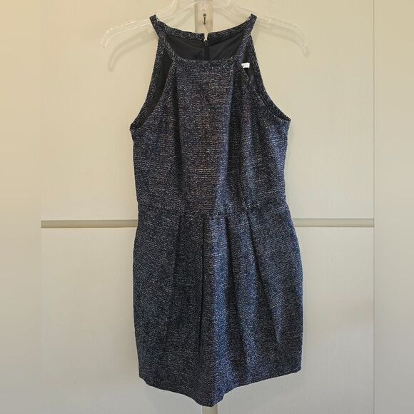 Rachel Roy Halter Neck Mini Dress. Blk/Multicolored(Metallic Shimmer)NWOT Sz. 6 - Picture 1 of 7